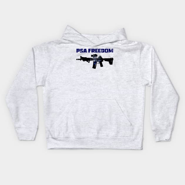 PSA FREEDOM AR 15 Rifle Kids Hoodie by Aim For The Face